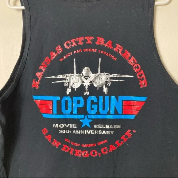 Shirts Top Gun Black 3th Anniversary Release Kansas City Bbq